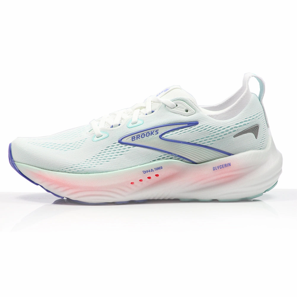 Brooks Glycerin 22 Women's Running Shoe - Desert Flower/Hot Coral/Milk Trail Running Shoes On Road