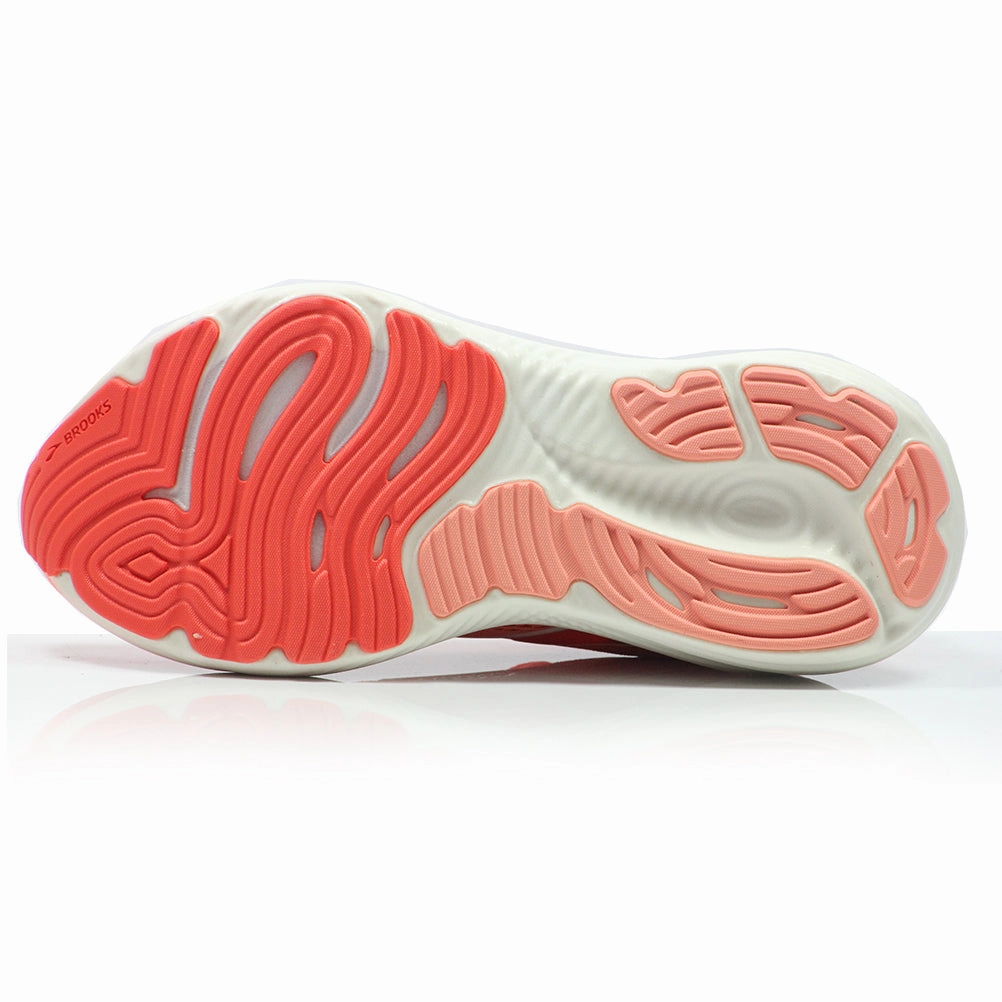Running Shoes Cheap Brooks Glycerin 22 Women's Running Shoe - Desert Flower/Hot Coral/Milk
