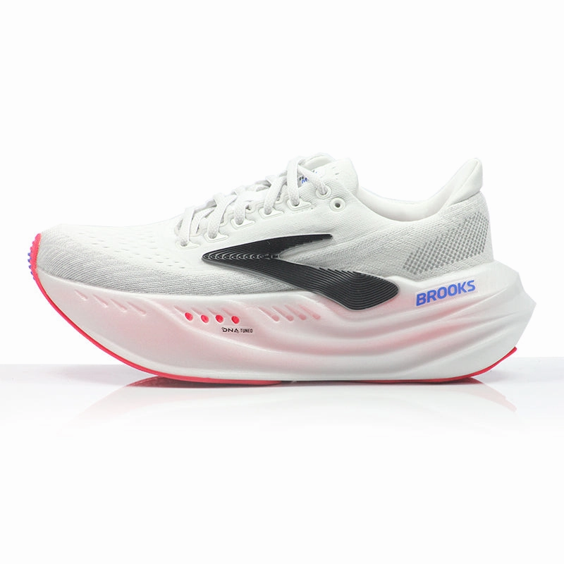On Running Shoes Review Brooks Glycerin Max Women's Running Shoe - White/Black/Diva Pink
