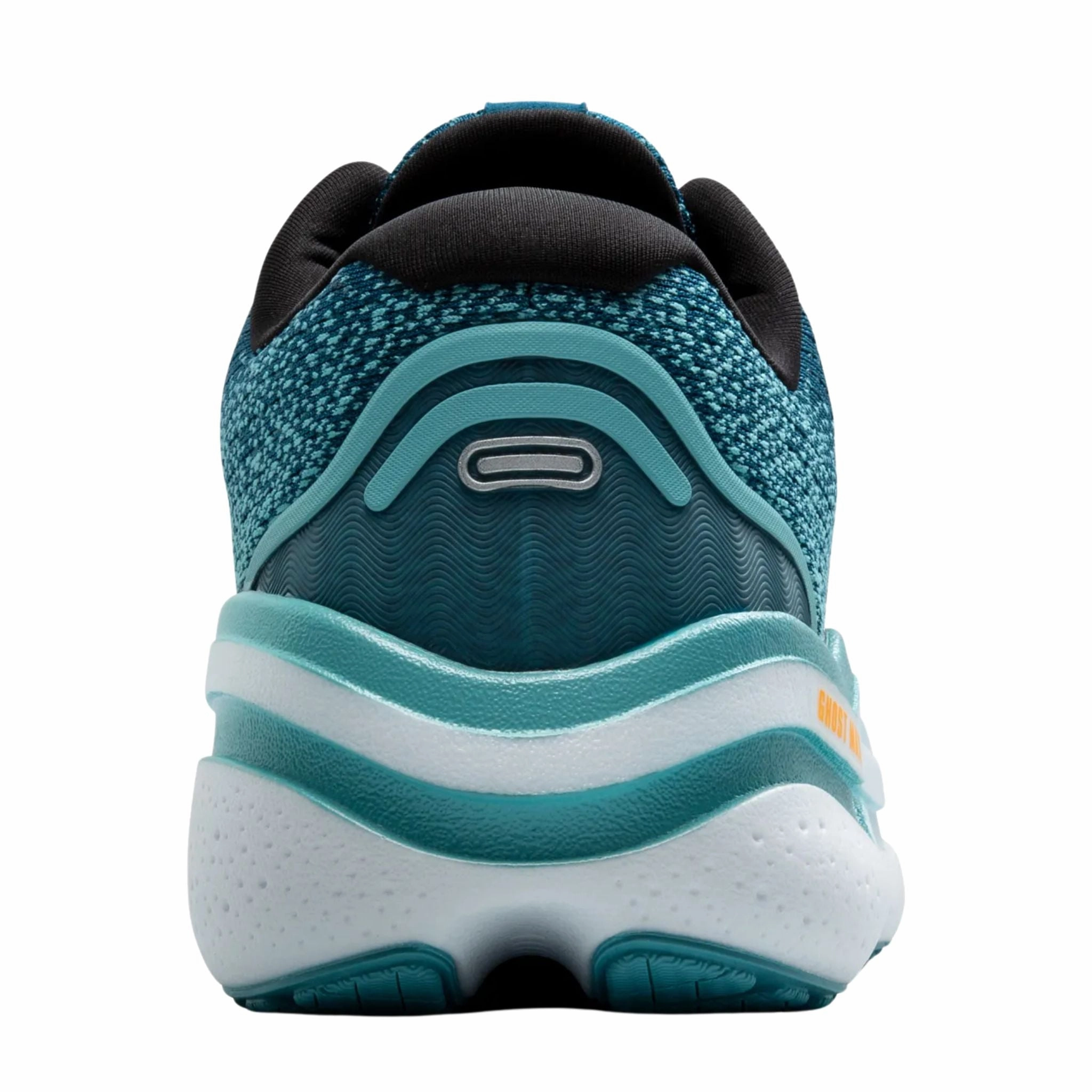 Marathon-ready Running Shoes Brooks Men's 110431 431 Ghost Max 2  Moroccan Blue Aqua Orange Pop Cushion Neutral Running Shoes