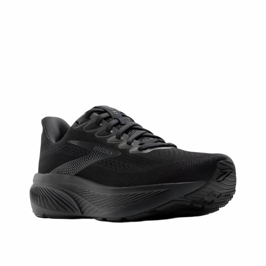 Brooks Men's Ghost 17 Dynamic Road Running Sneaker - Black/Black/Ebony Cartoon Running Shoes