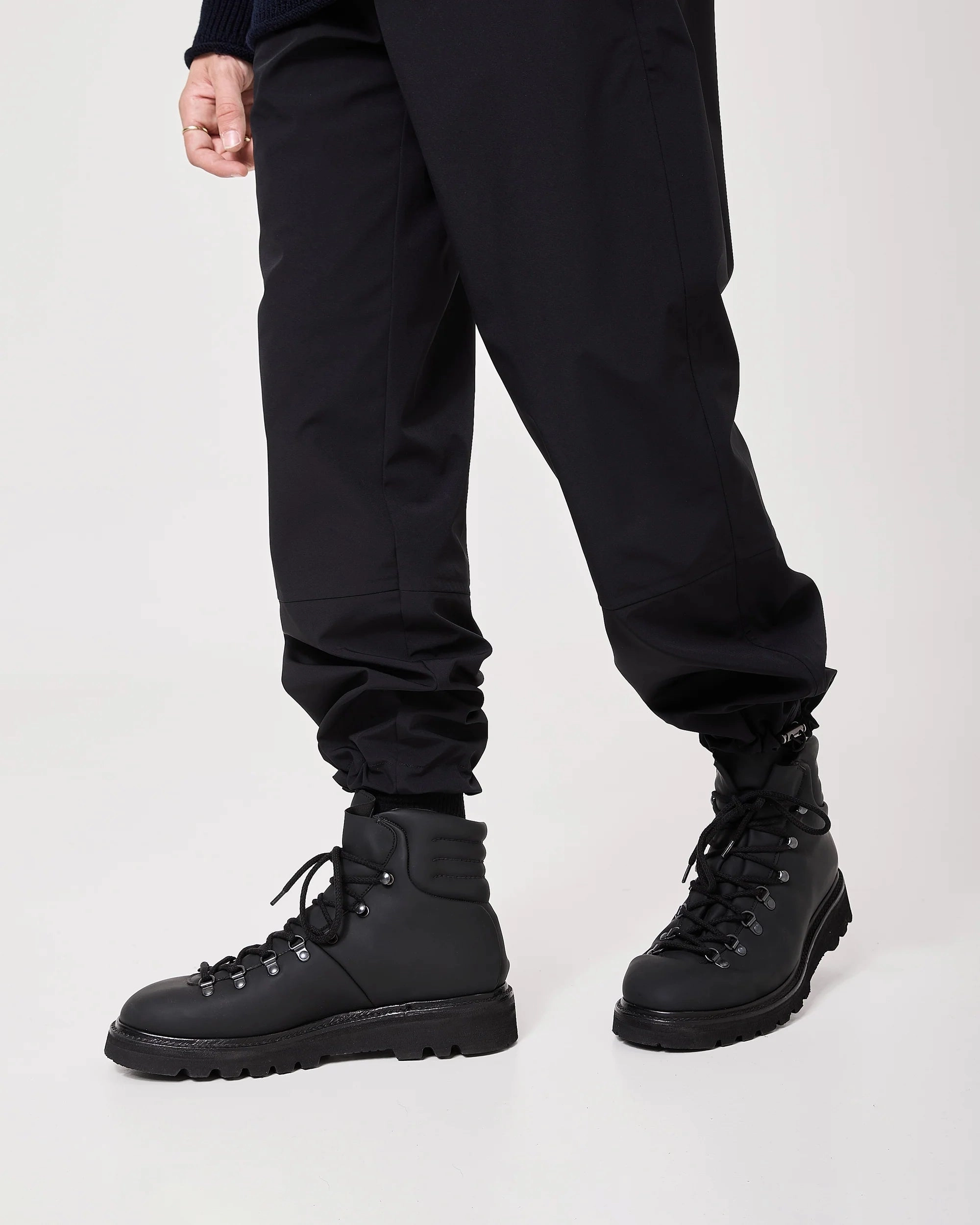 Hiking Shoes Or Boots Ankle Boot 32122A Rubber Fabric Custo Nero