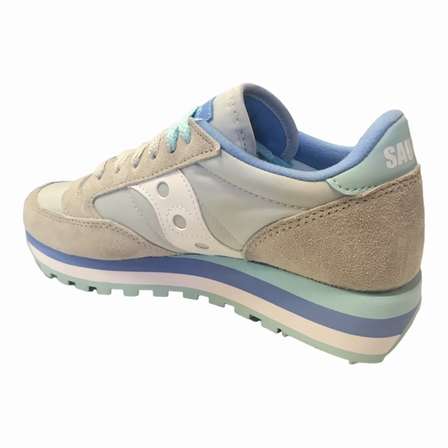 Shop Slip On Sneakers On Sale Saucony Original Scarpa sneakers da donna Jazz Triple S60530-20 grigio blu chiaro