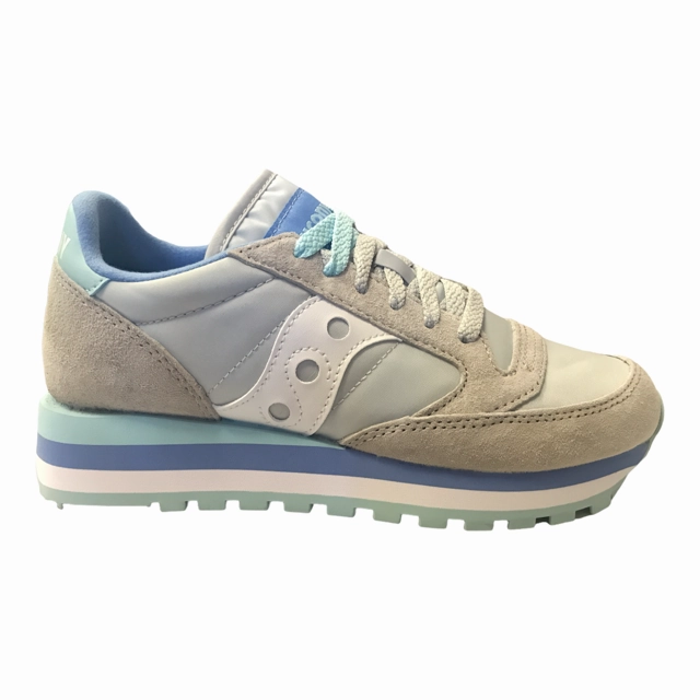 Best Zumba Sneakers Saucony Original Scarpa sneakers da donna Jazz Triple S60530-20 grigio blu chiaro