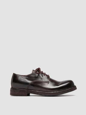 BULLA DD 311 - Burgundy Leather Derby Shoes Greenstride Motion 6