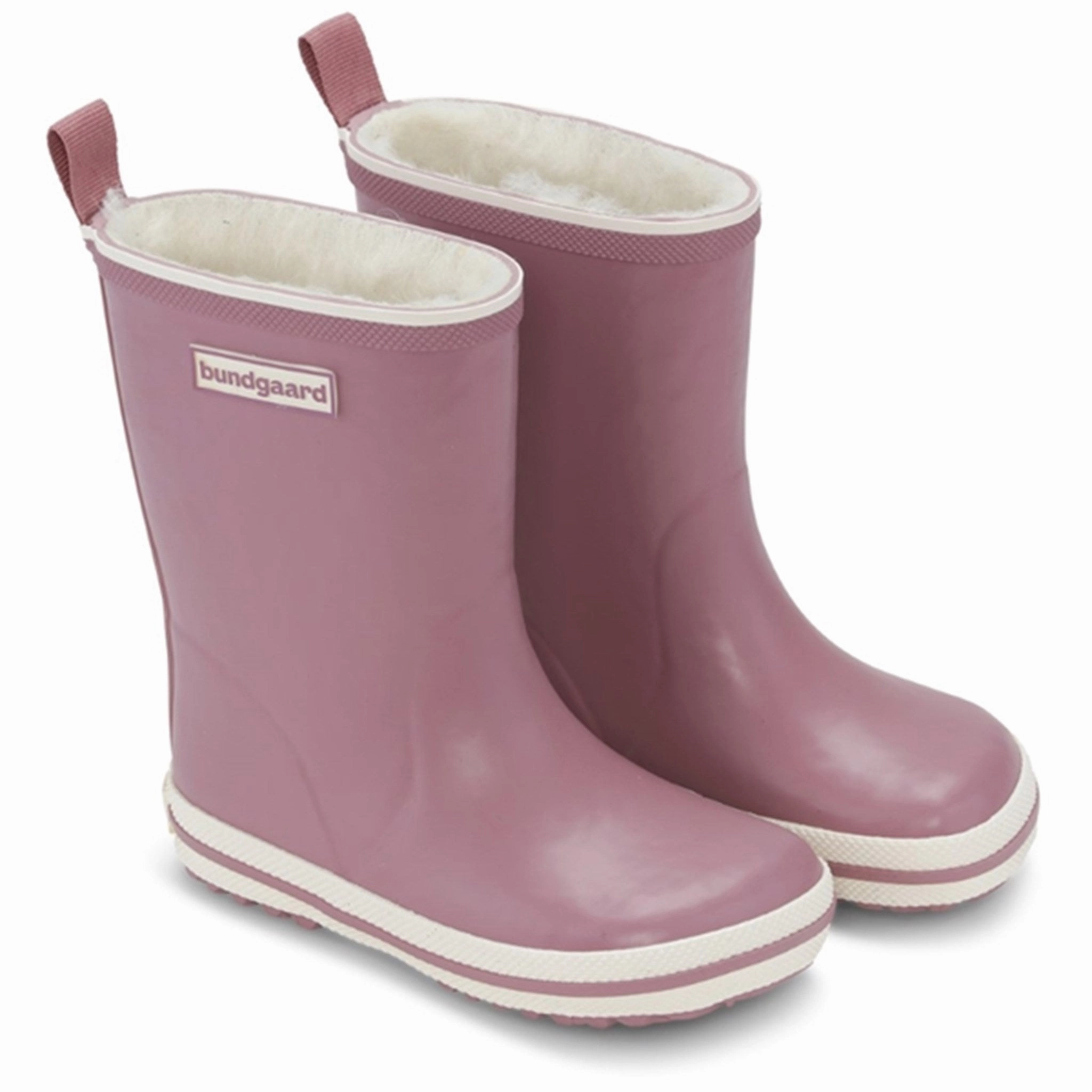 Bundgaard Charly High Warm Rubber Boots Dark Rose Swedish Snow Boots