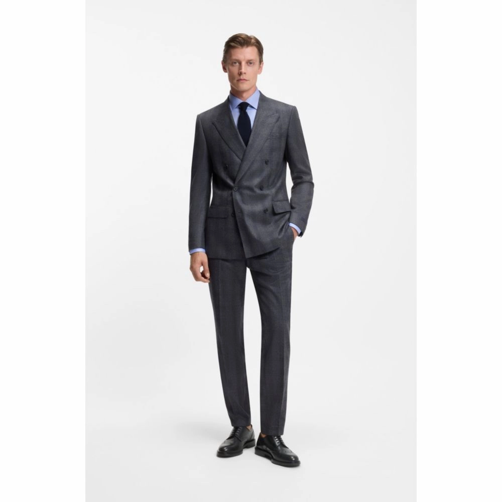 Burnished-leather Derby shoes with brogue details Suede Lace Up Flat Shoes