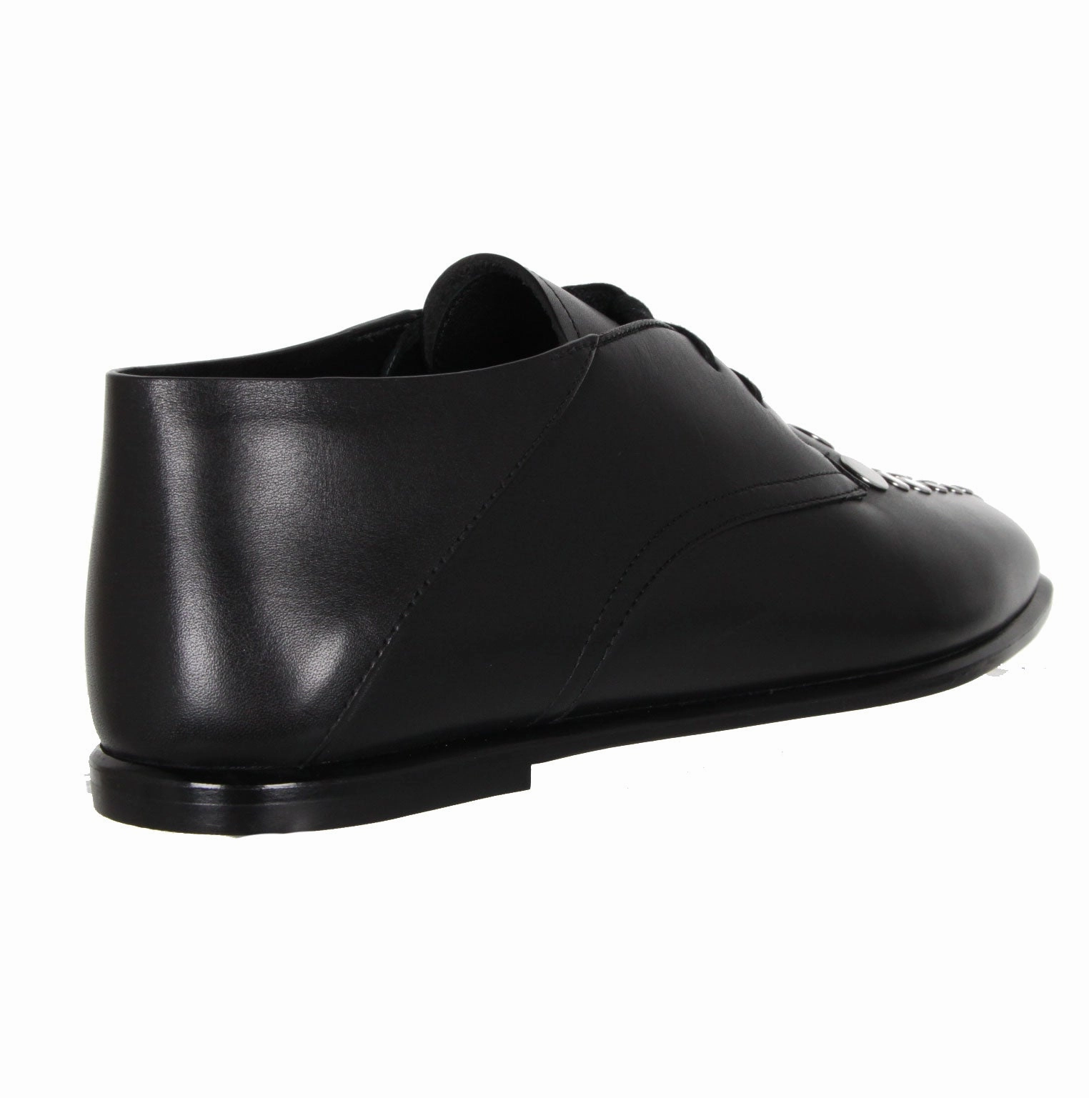 Camy Fold Loafer, Black Quad Oxfords
