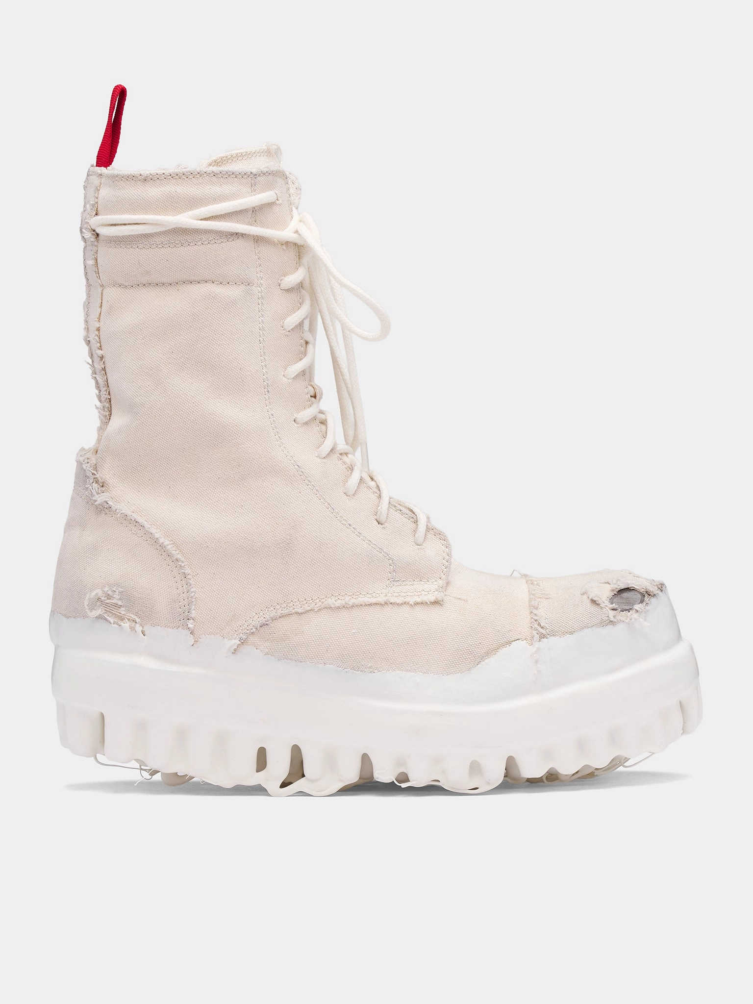 Report Boots Canvas Miner Boots (FF5SMQ61AP-TE002-OFF-WHITE-WAX)