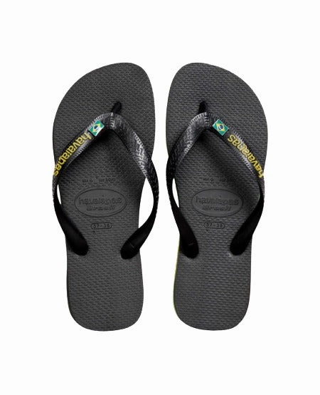 HAVAIANAS BRASIL LAYERS - BLACK Koala Bay Flip Flops