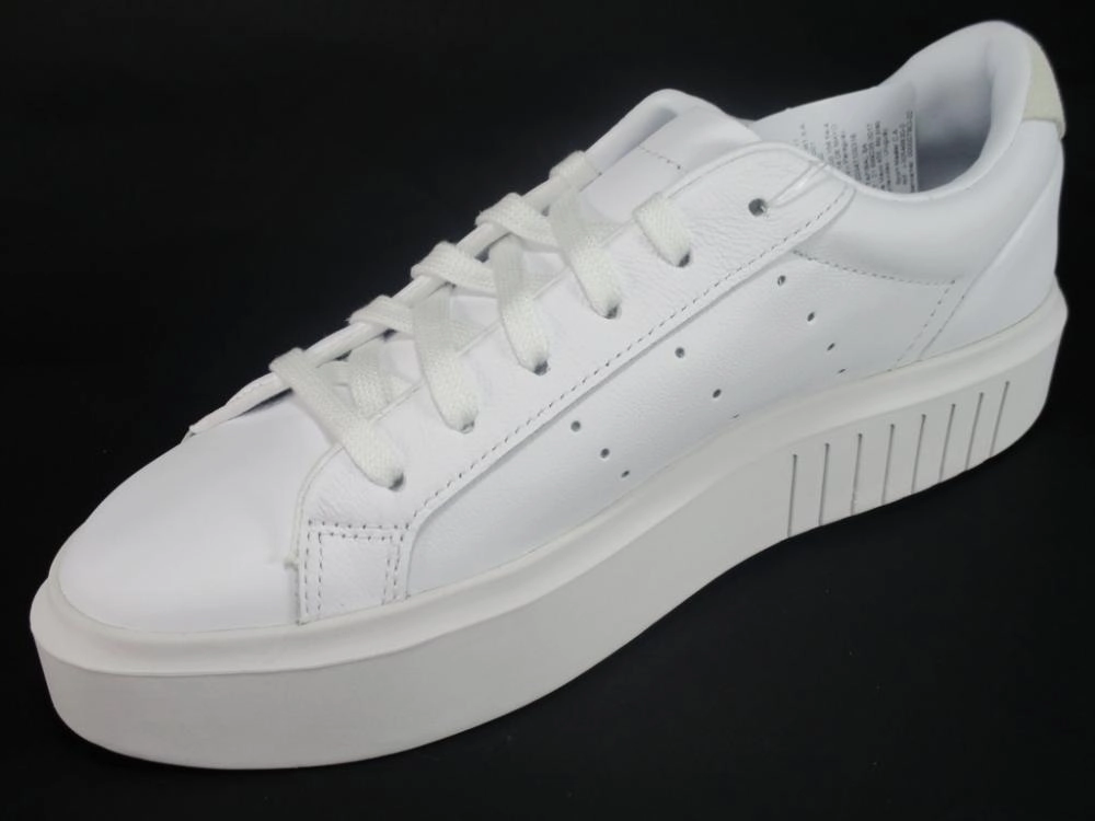 Zappos Sneakers Adidas Originals scarpa sneakers da donna con zeppa Sleek Super EF8858 bianco