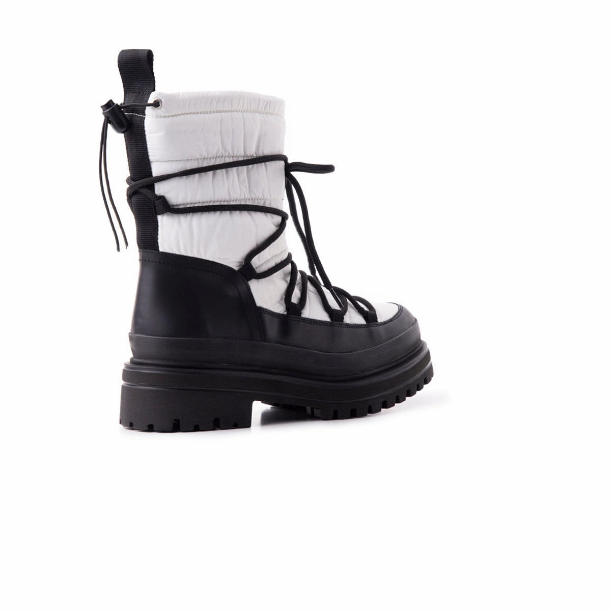 Luisville White Nylon Givenchy Shark Boots