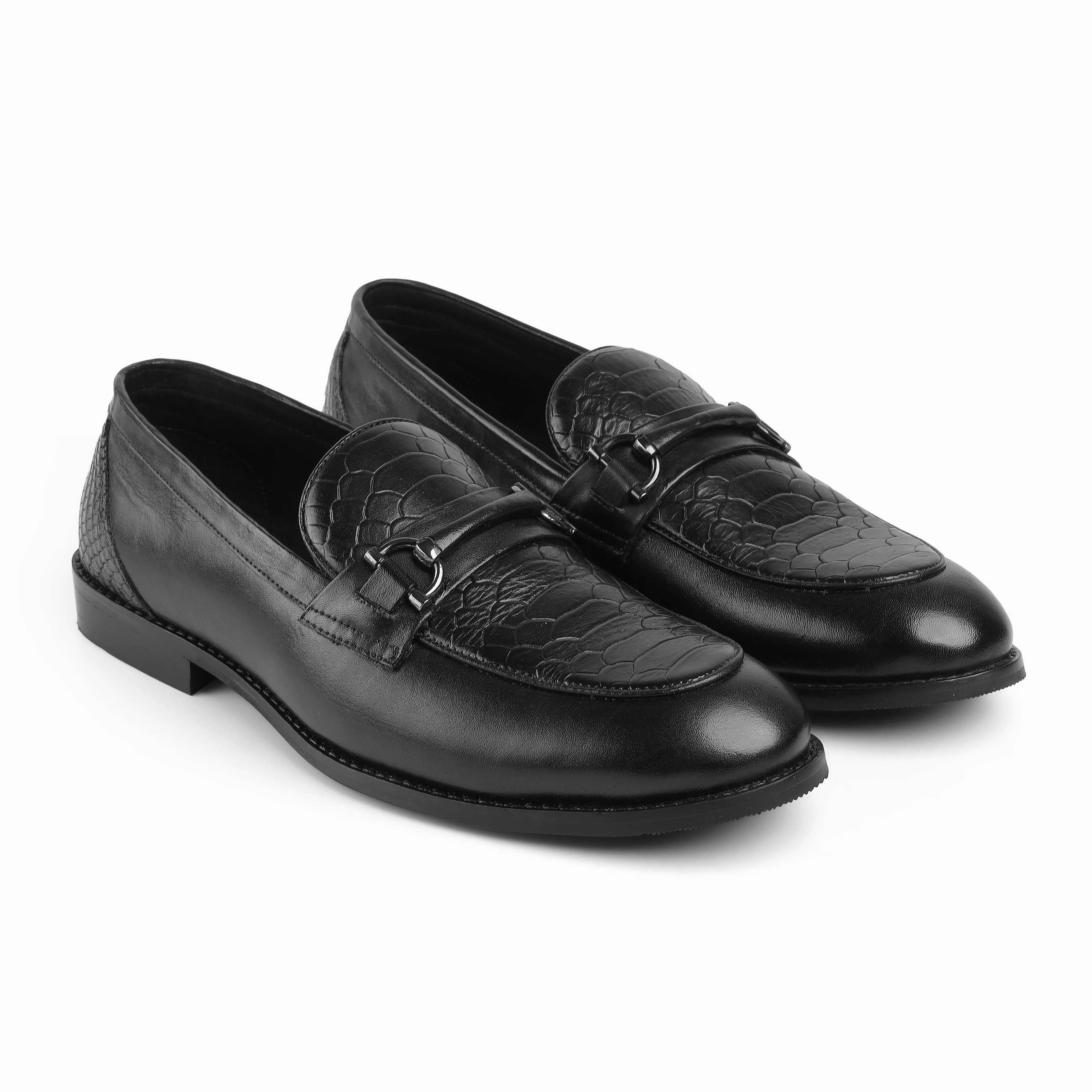 Tresmode Tremso Black Men's Leather Loafers Designer Loafers For Sale