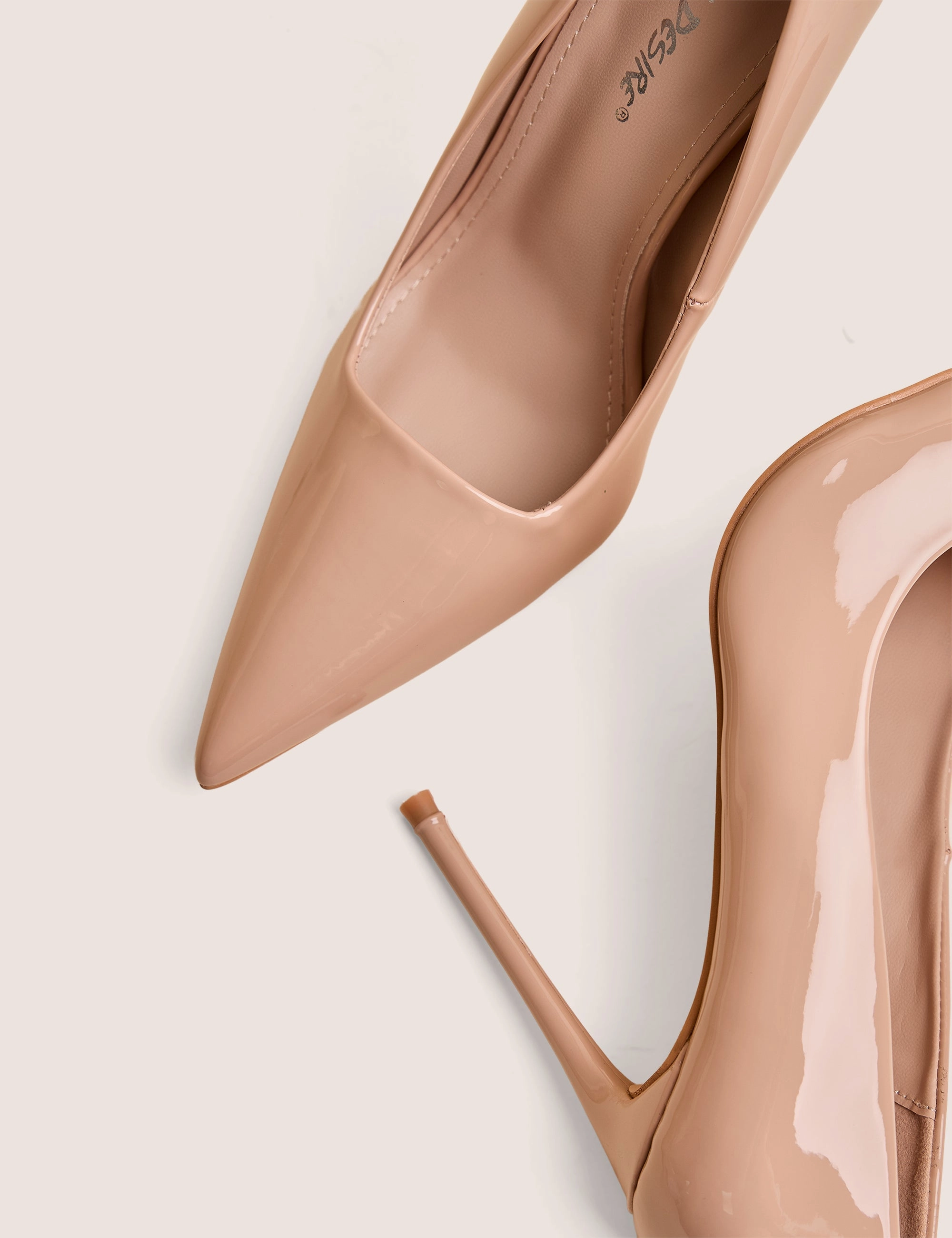 Legs And Heel Shoes Caviar Nude Patent Pu Court Stiletto High Heels