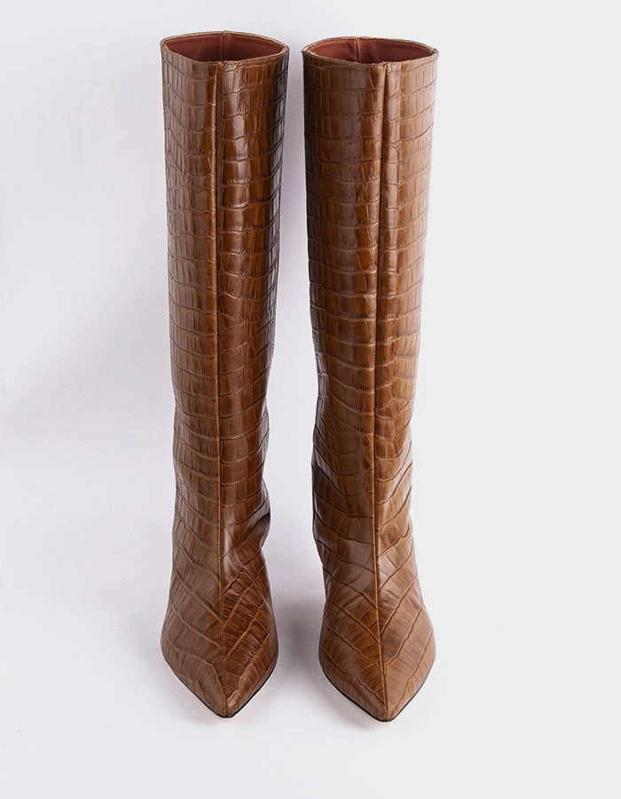 Western Boots Rynn Cognac Croco