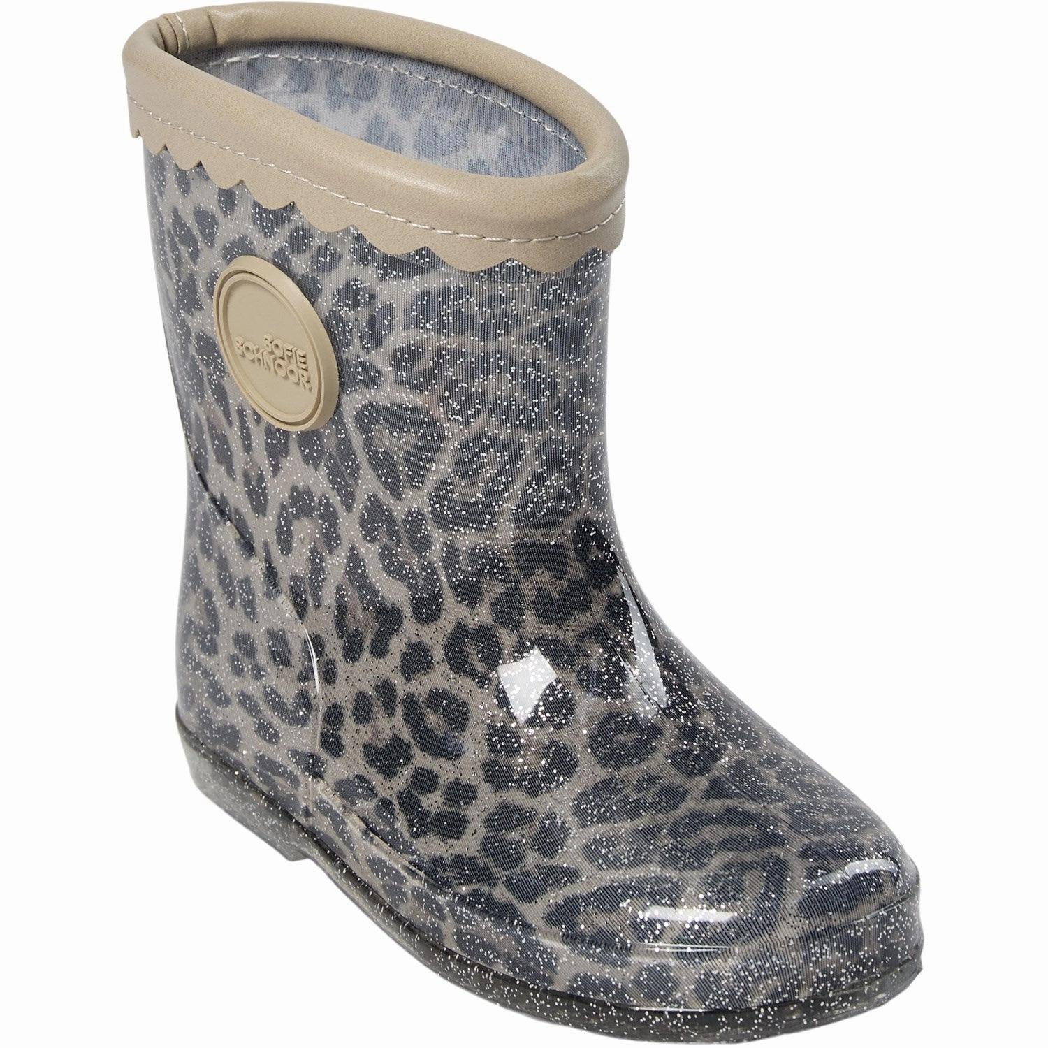 Most Warm Winter Boots Sofie Schnoor Leopard Perlask Rubberboot