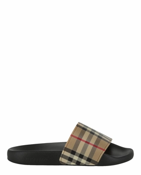 Check Print Slides Comfiest House Slippers