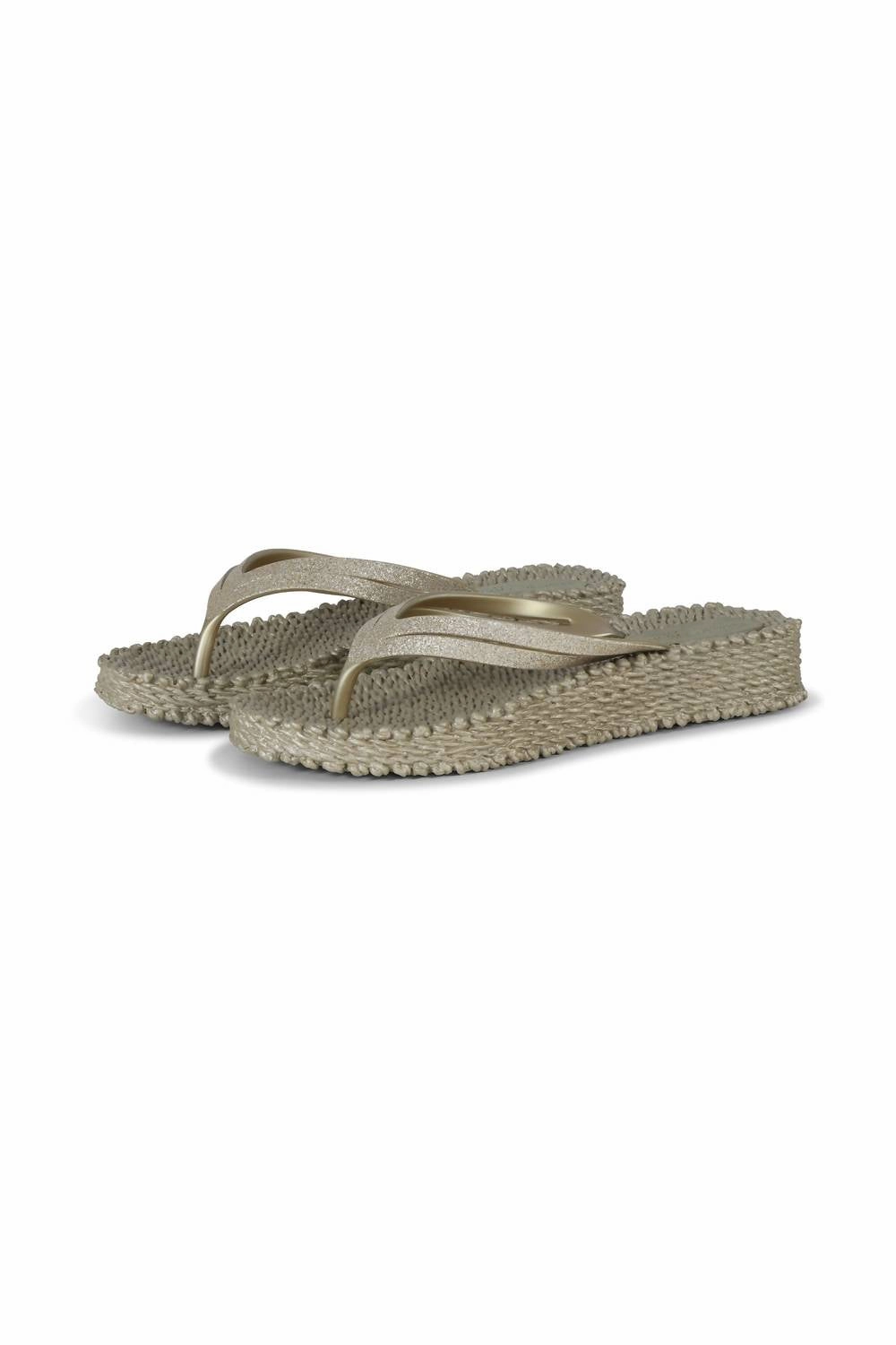 Cheerful Platform Flip Flops In Platinum Best Waterproof Flip Flops With Arch Support