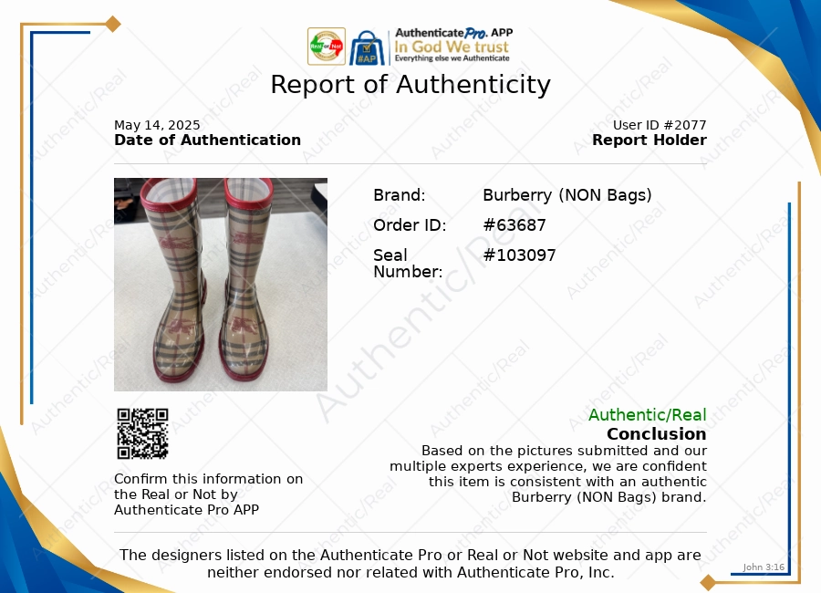 Generic Rain Boots Boots Rain By Burberry In Brown & Red, Size: 7