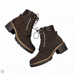 Combat Boots Size 1 Boots Combat By Cushionaire In Brown, Size: 11