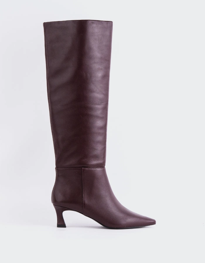 Overcast Chelsea Boots Sorene Burgundy Leather