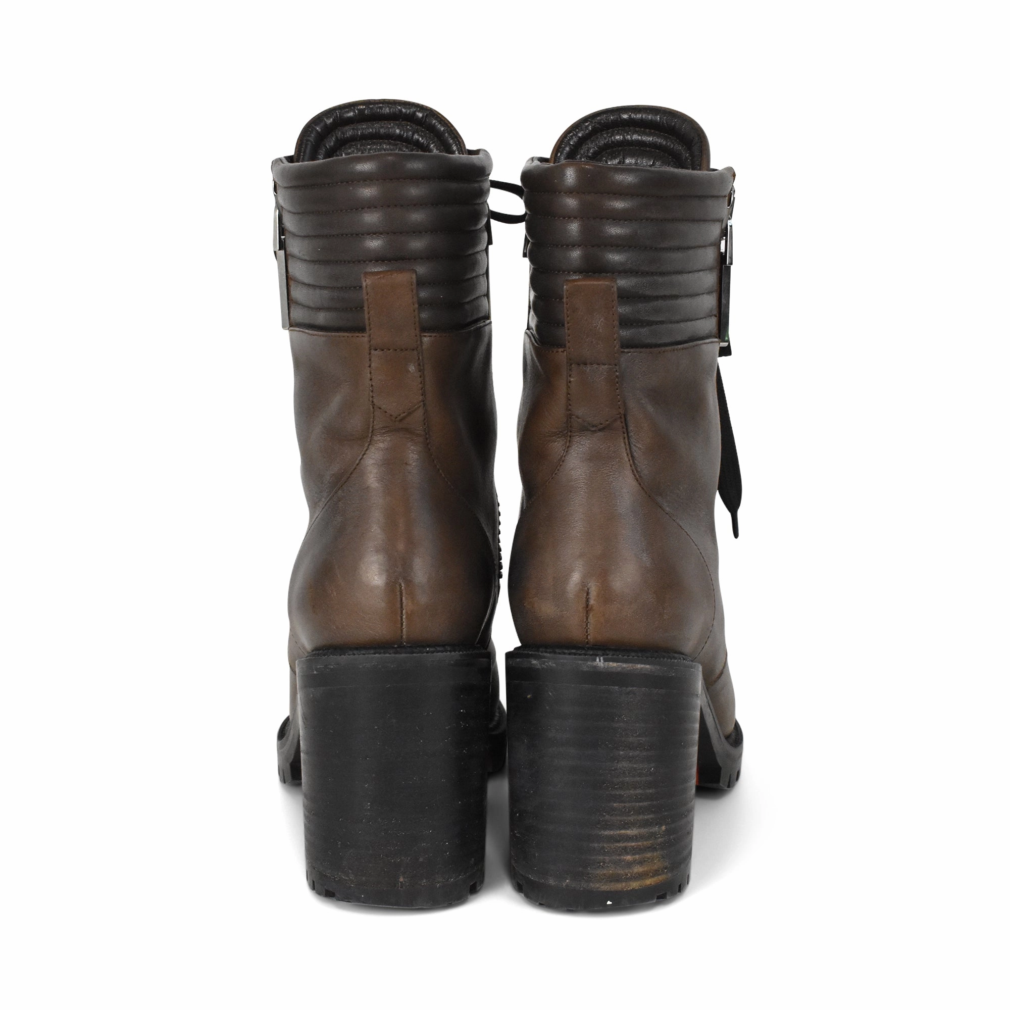 Skinhead Combat Boots Christian Louboutin 'En Hiver' Combat Boots - Women's 39.5