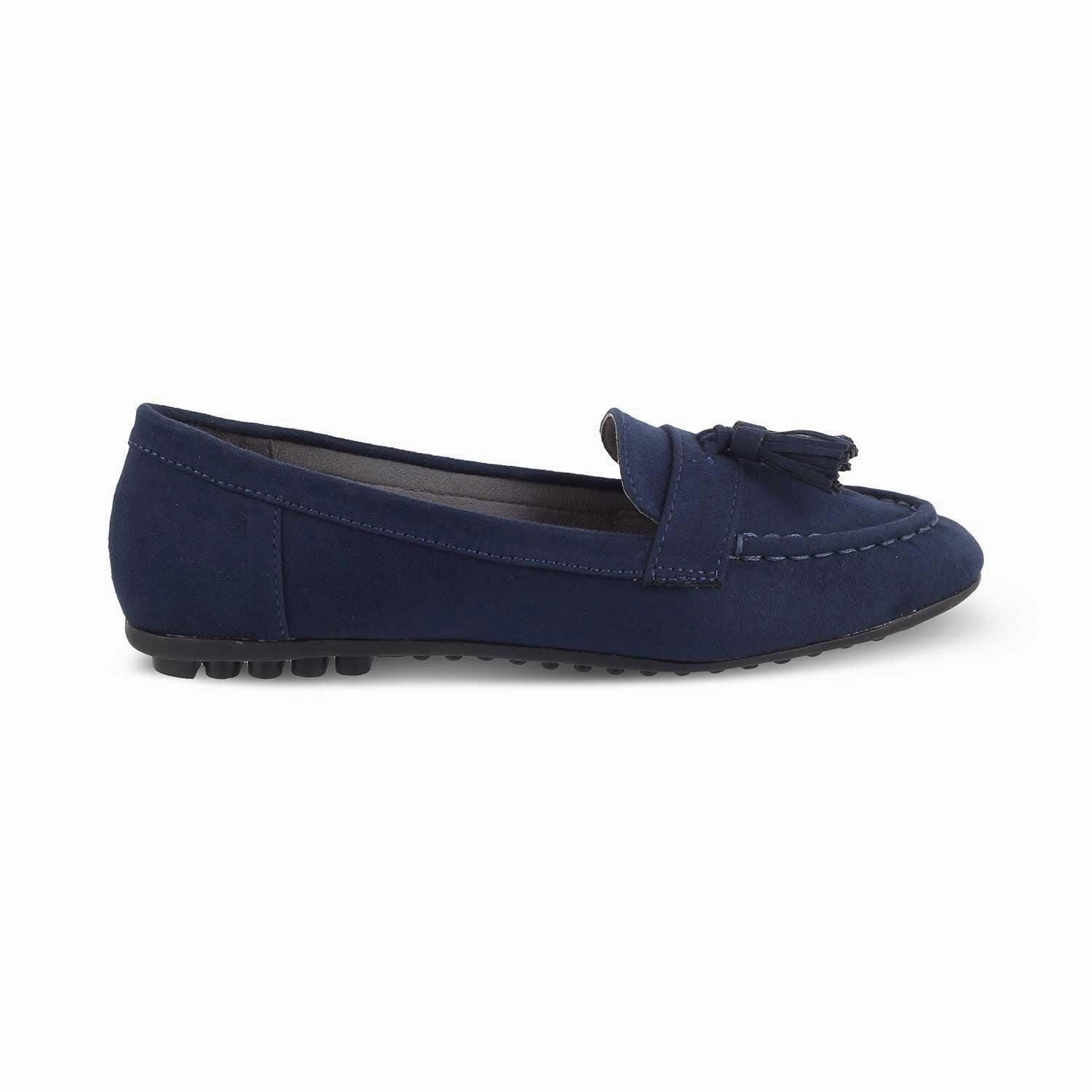 Tresmode Jonum Blue Women's Dress Tassel Loafers Stuart Weitzman Loafers Sale