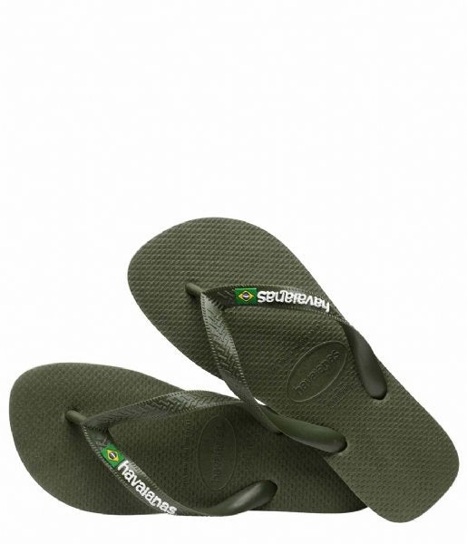 HAVAIANAS BRASIL LOGO - MOSS MOSS Lori Jack Flip Flops