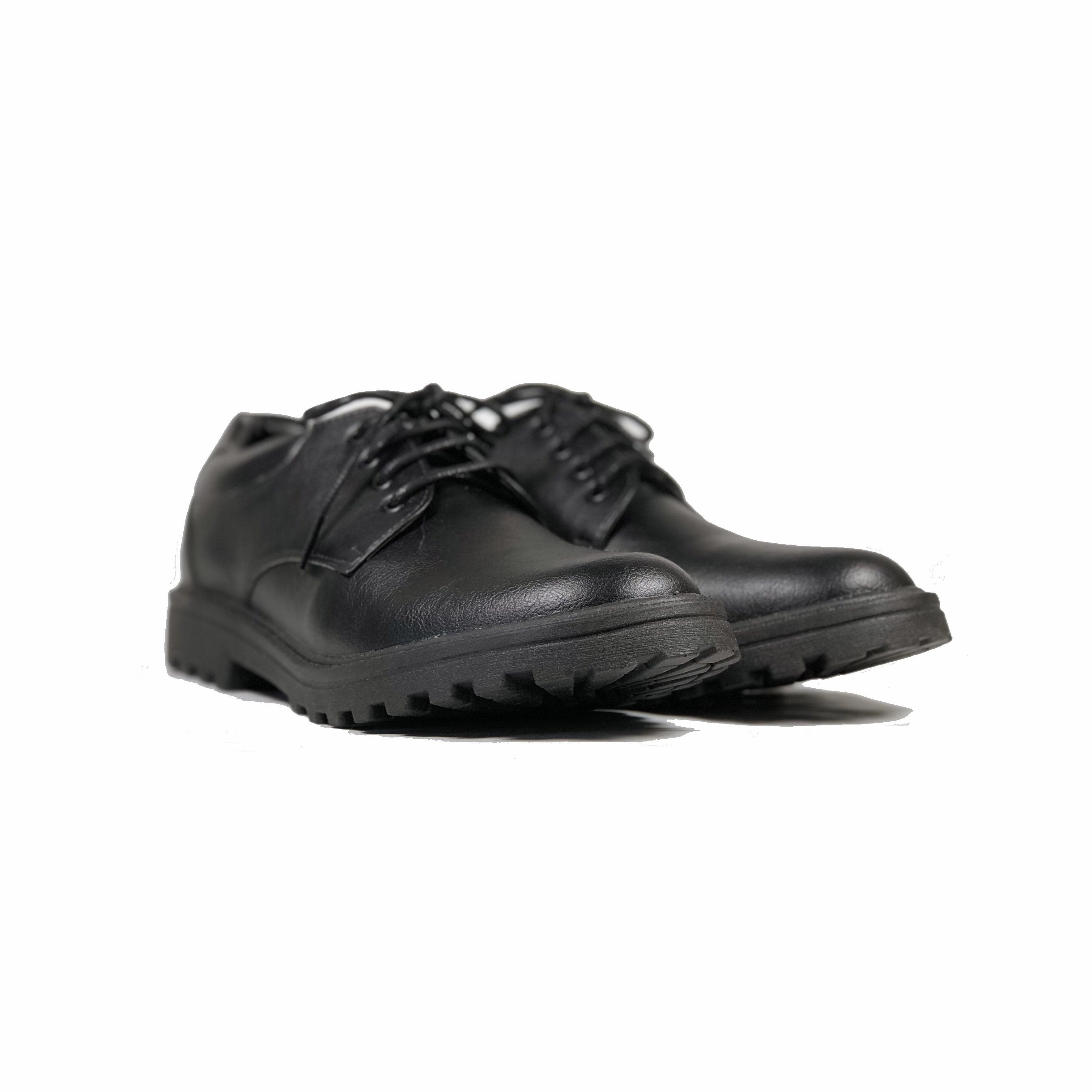 Raven Bona Fide Punk Platform Oxfords Classic Derby vegan school shoe by Vegan Style - black