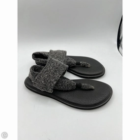 Sandals Flip Flops By Sanuk In Grey, Size: 7 Mann Flip Flops