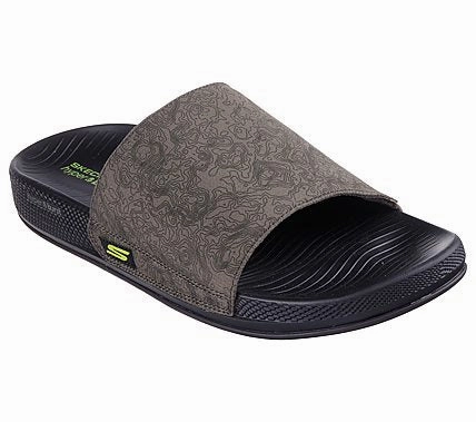 Slippers Look Like Shoes HYPER SLIDE - OLIVE BLACK