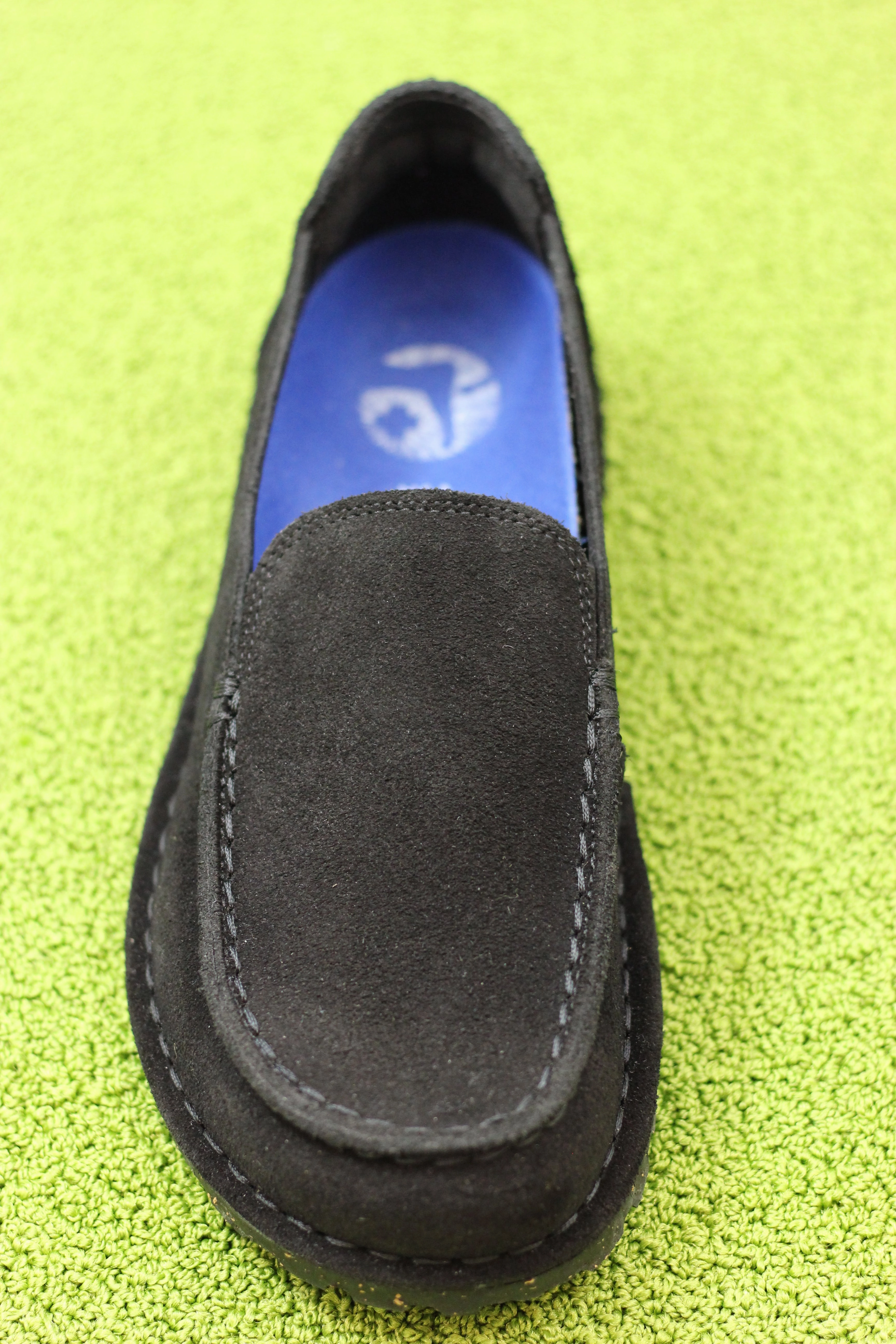 Women's Utti Slip On - Black Suede Slip On Clogs