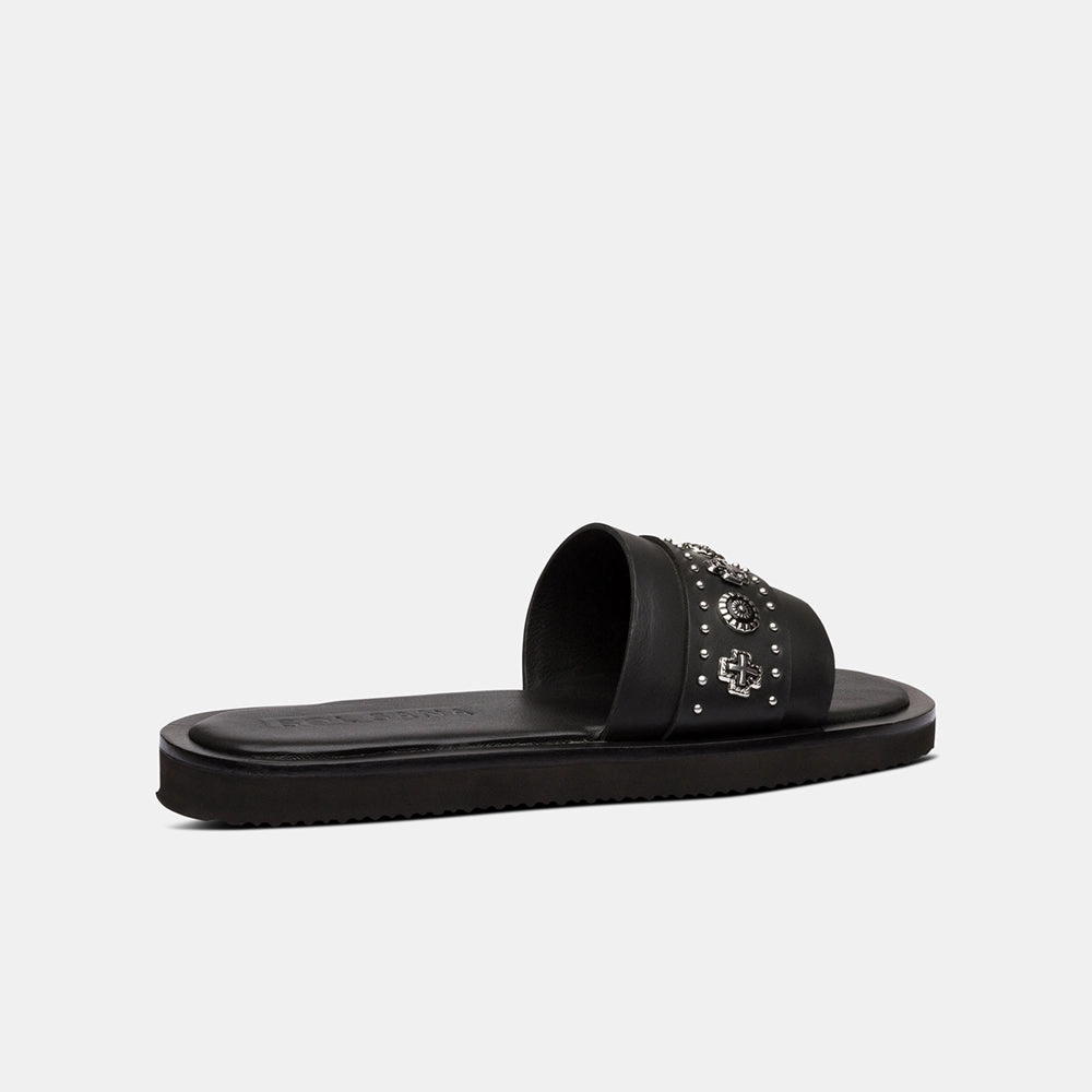 High End Slides Cleo Slide Black/Silver