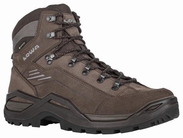 LOWA MENS RENEGADE EVO - ESPRESSO / SEAWEED Nord Trail Hiking Boots