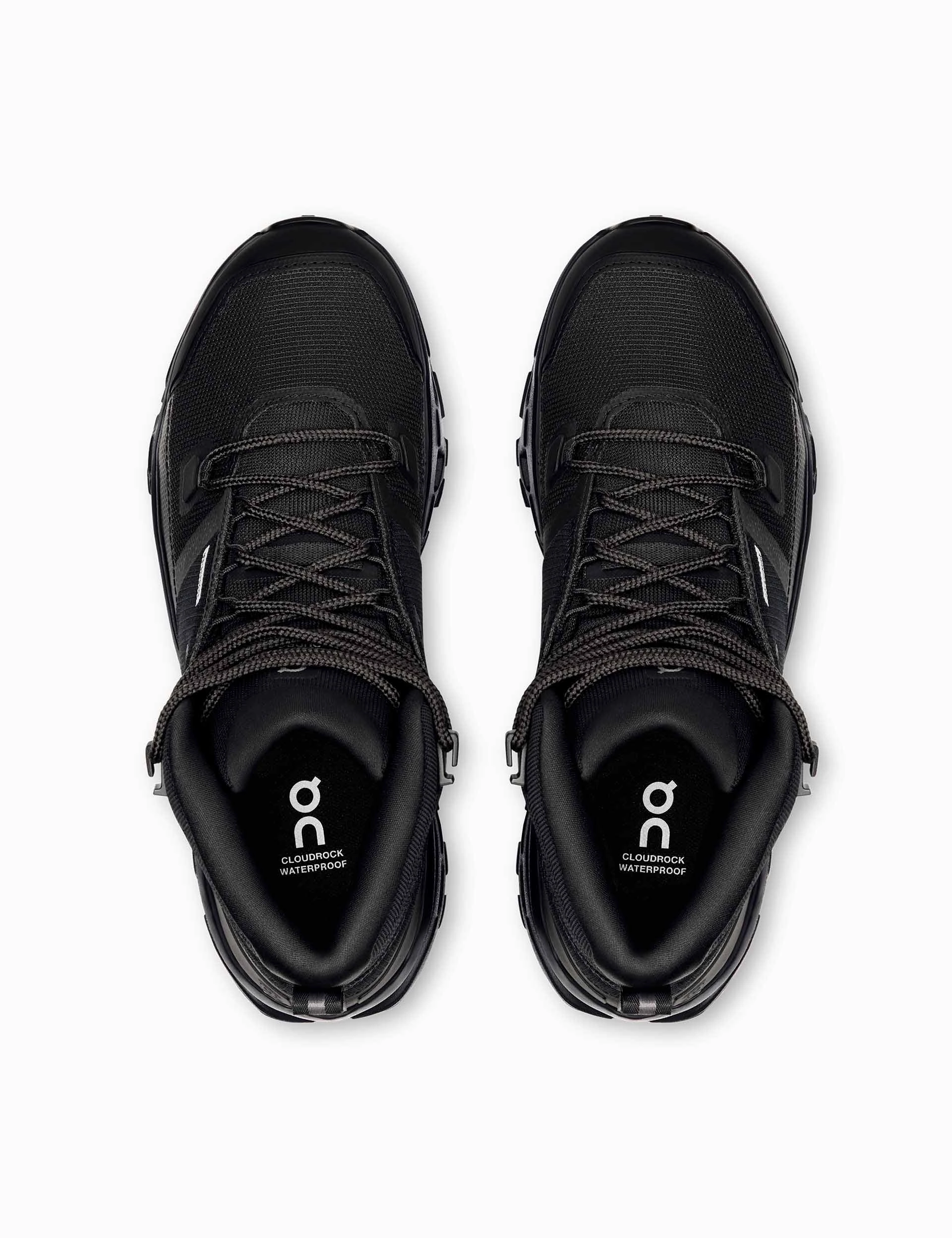 Flexible Hiking Boots Cloudrock Mid Waterproof - Black