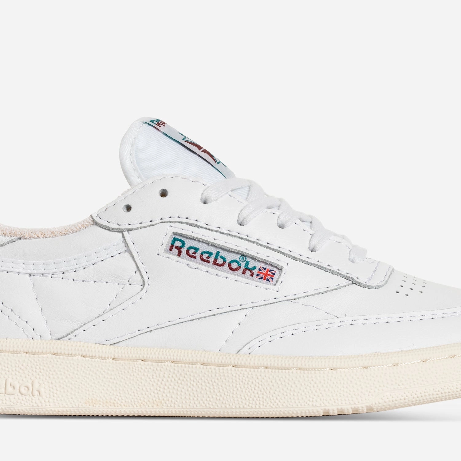 Tennis Shoes With A Suit Club C 85 Vintage White | Seaport Teal | Classic Burgundy