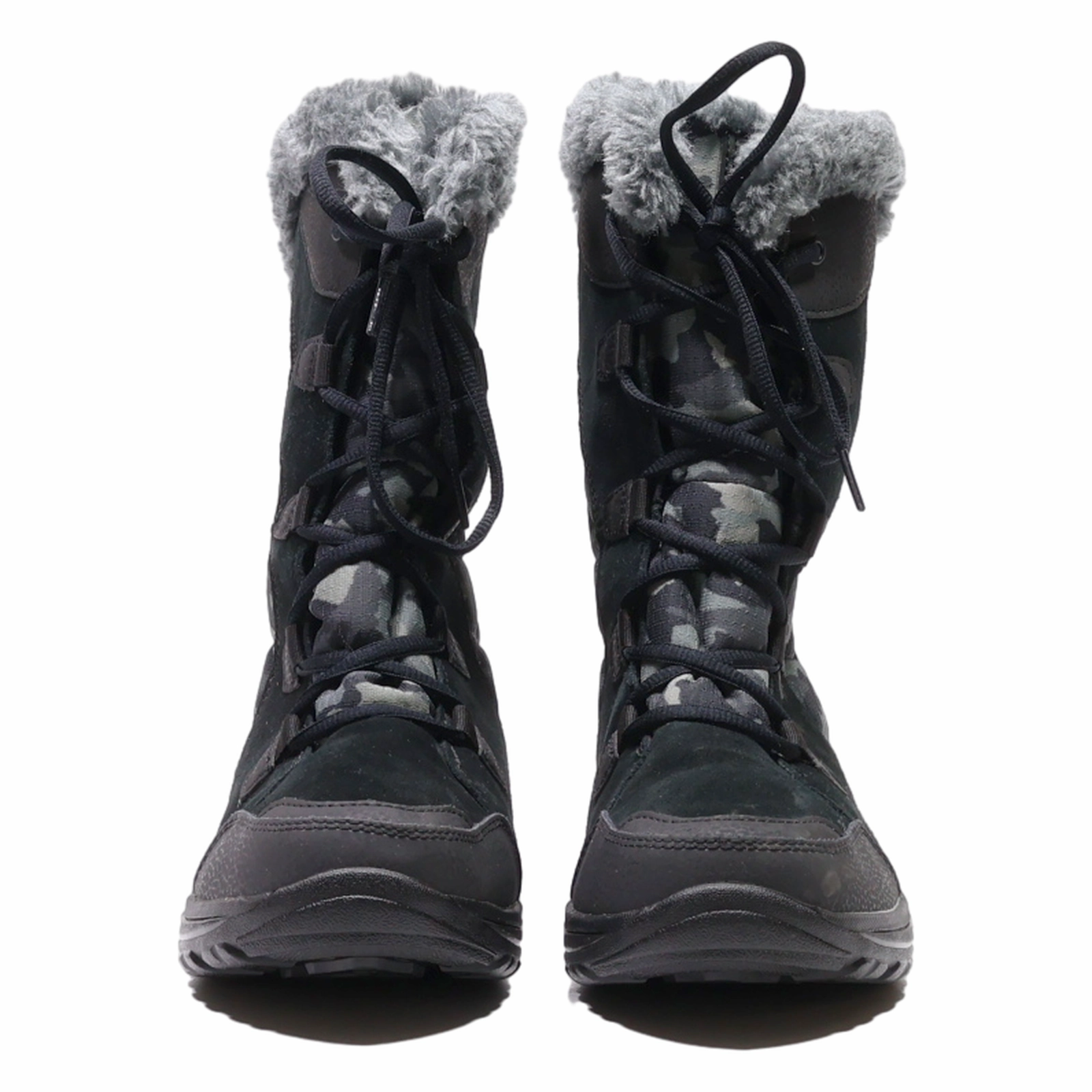 Arctic Grip Snow Boots COLUMBIA Snow Boots Black Synthetic Womens UK 6.5
