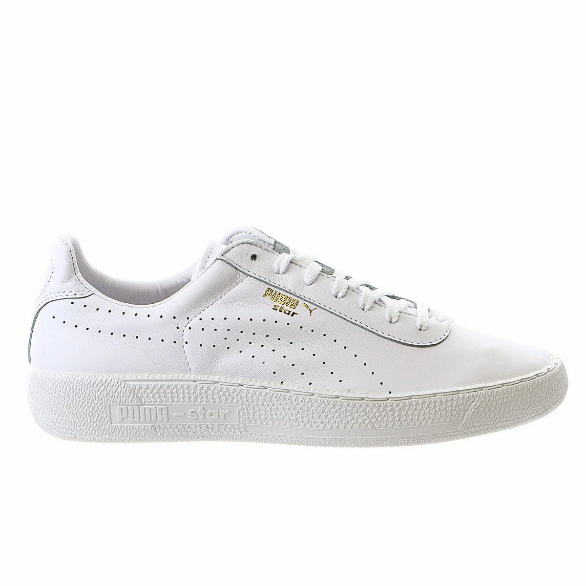 Sports Tennis Shoes Puma Star Fashion Sneaker Shoe - White/White - Mens