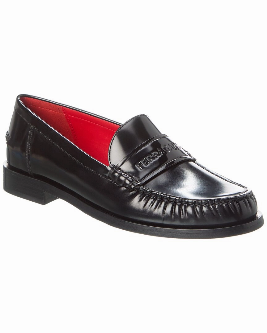 Classic Lug Loafers Ferragamo Irina Leather Loafer