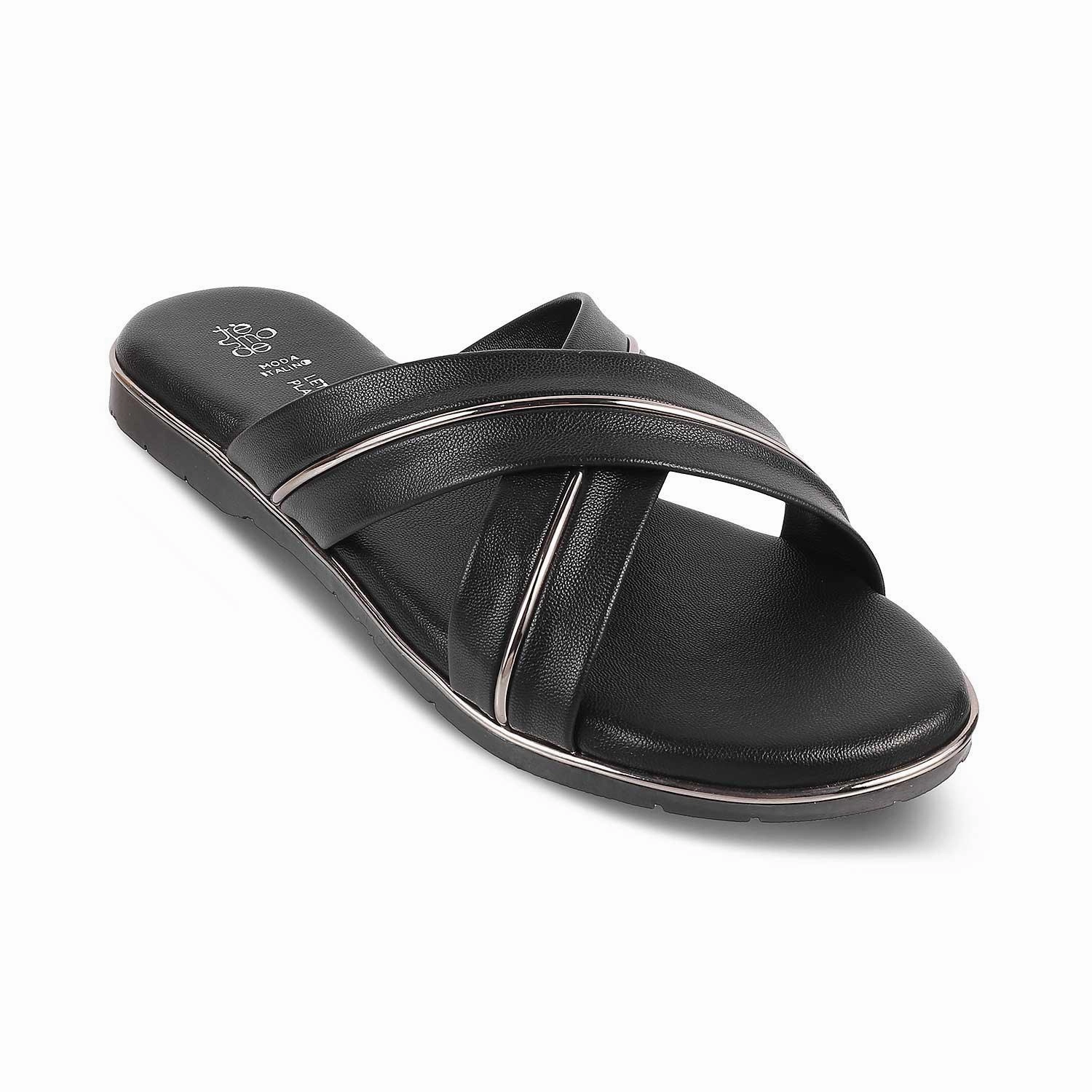 Bridal Party Shoes Flats The Strep Black Women's Casual Flats Tresmode