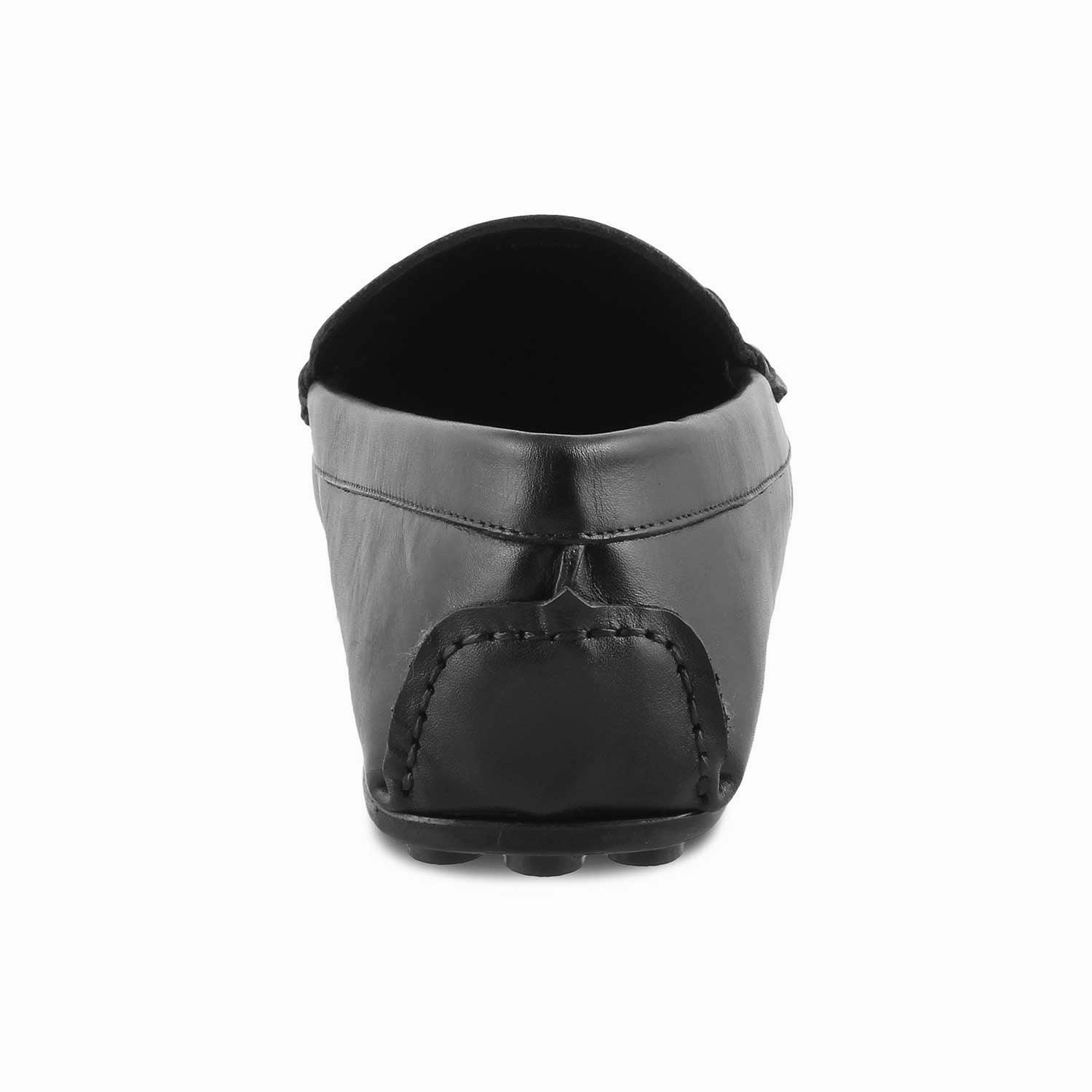 The Cecomf Black Men's Leather Driving Loafers Tresmode Wide Width Loafers