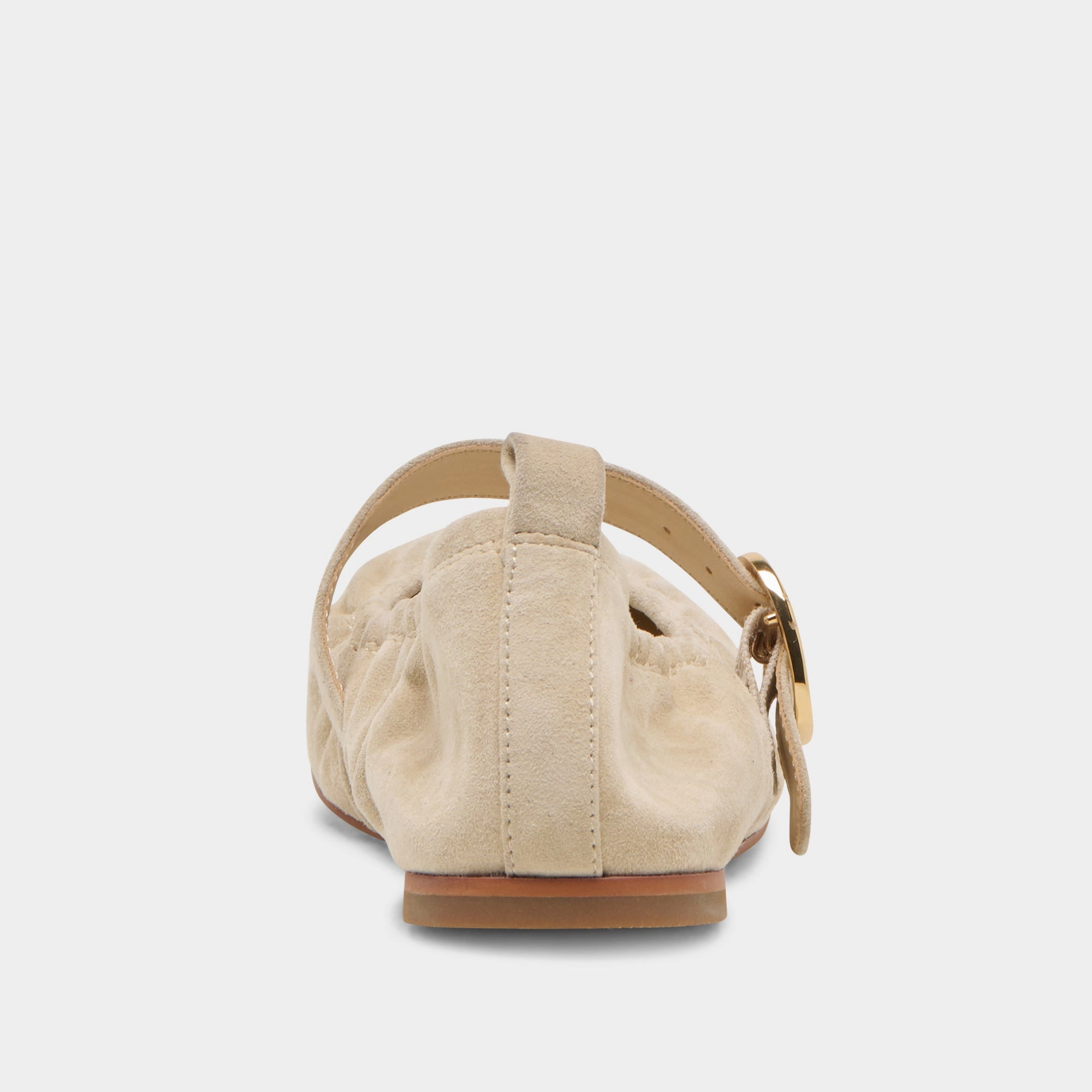 High Quality Flat Shoes CAELY BALLET FLATS SESAME SUEDE