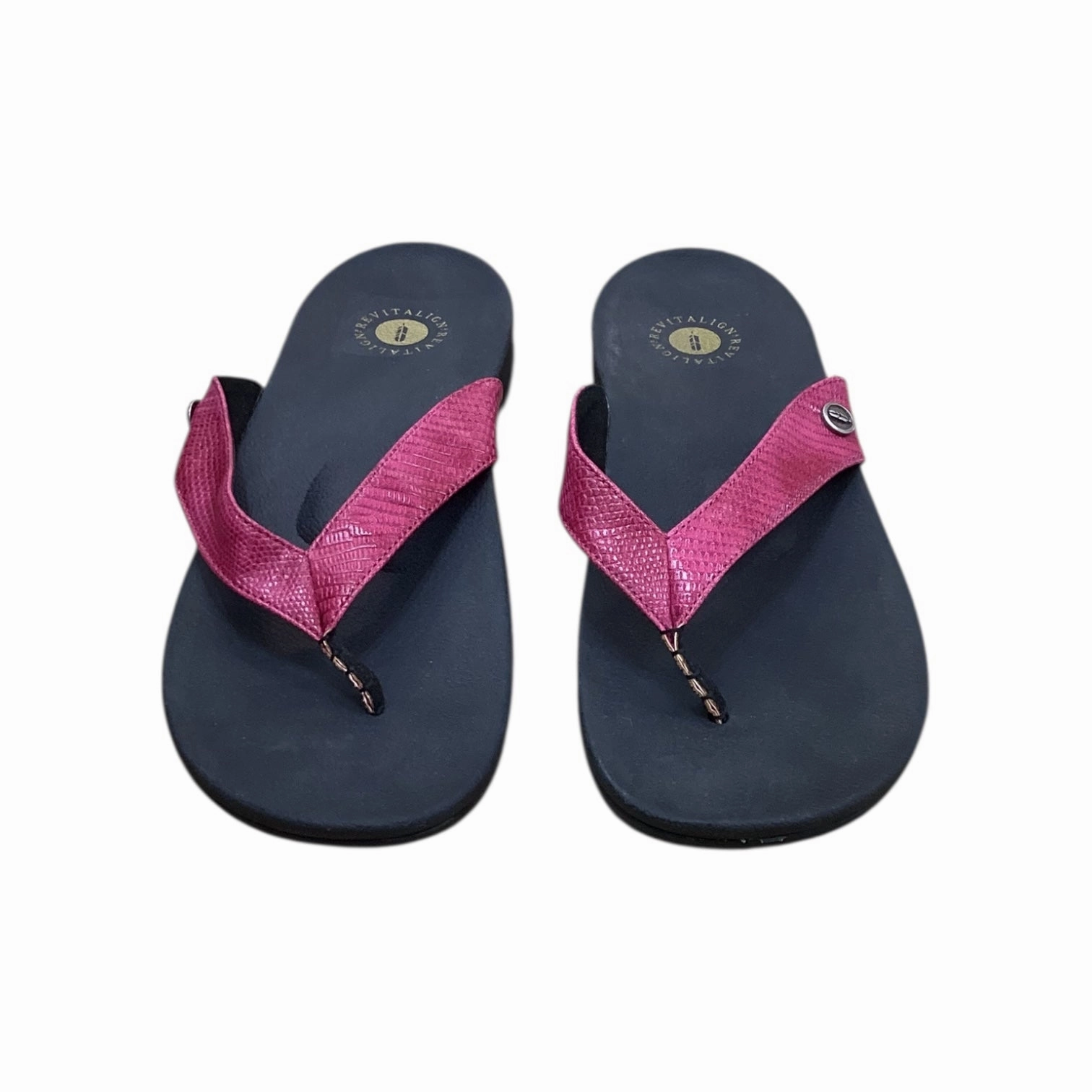 Sandals Flip Flops By Clothes Mentor In Pink, Size:10 D Flip-flop