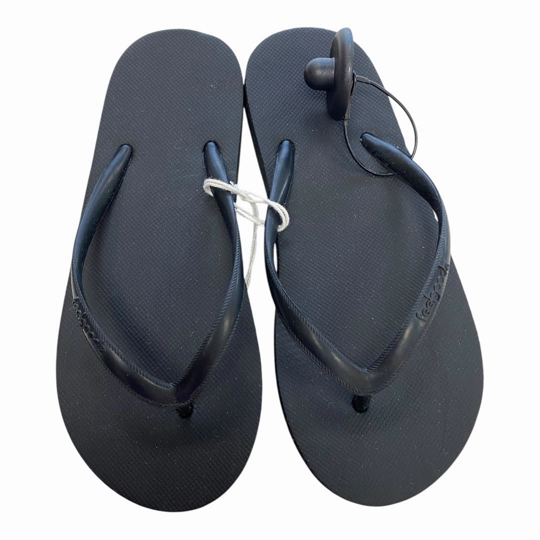 Roman Style Flip Flops Sandals Flip Flops By Clothes Mentor In Black, Size:6