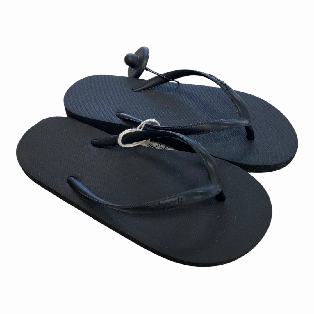 Palms Flip Flops Sandals Flip Flops By Clothes Mentor In Black, Size:6