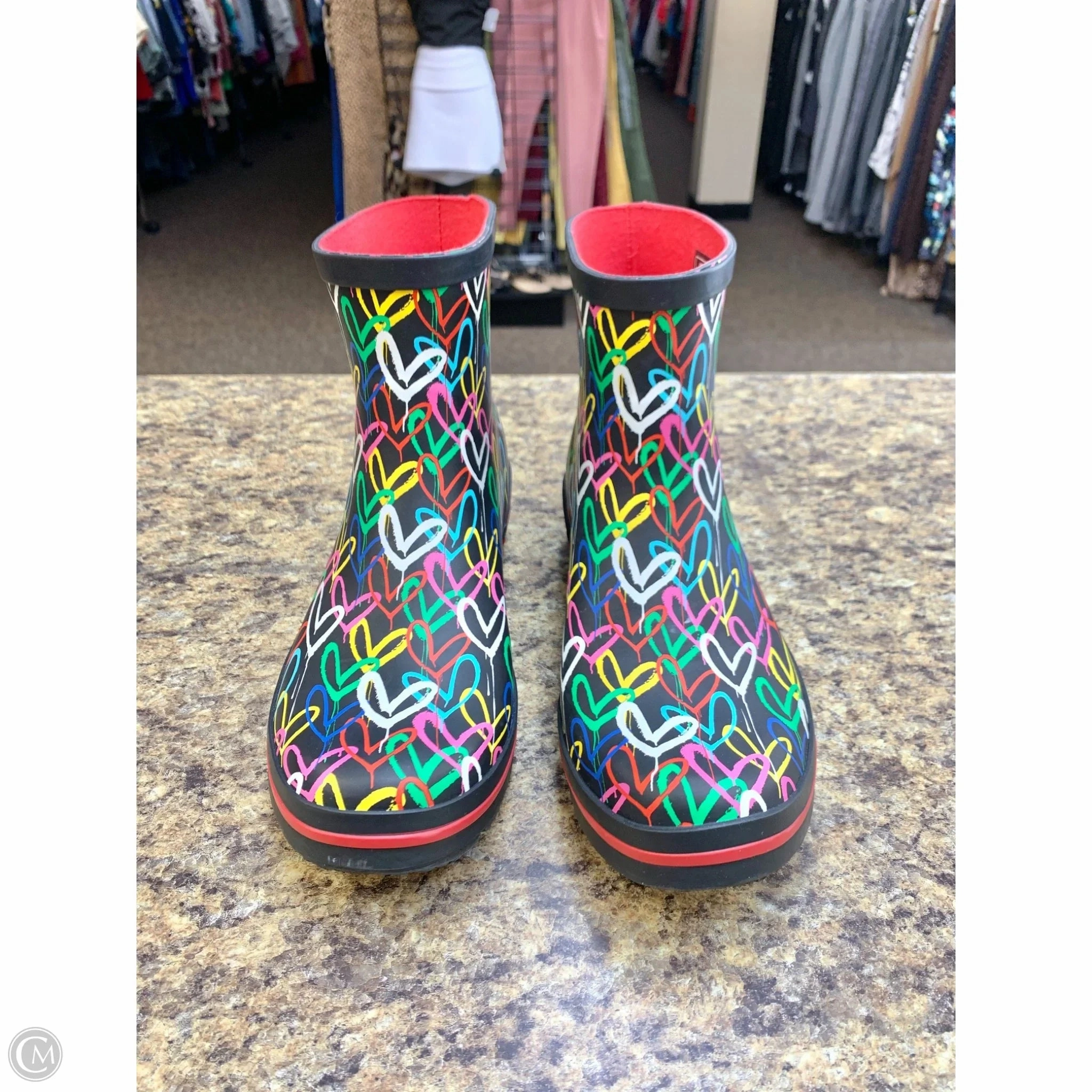 Sperry Saltwater Rain Boot Boots Rain By Bobs In Multi-colored, Size: 10