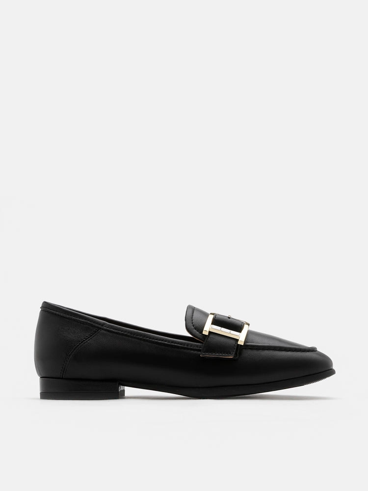 [SALE]Marcel Classic Buckle Loafers Ladies Leather Loafers