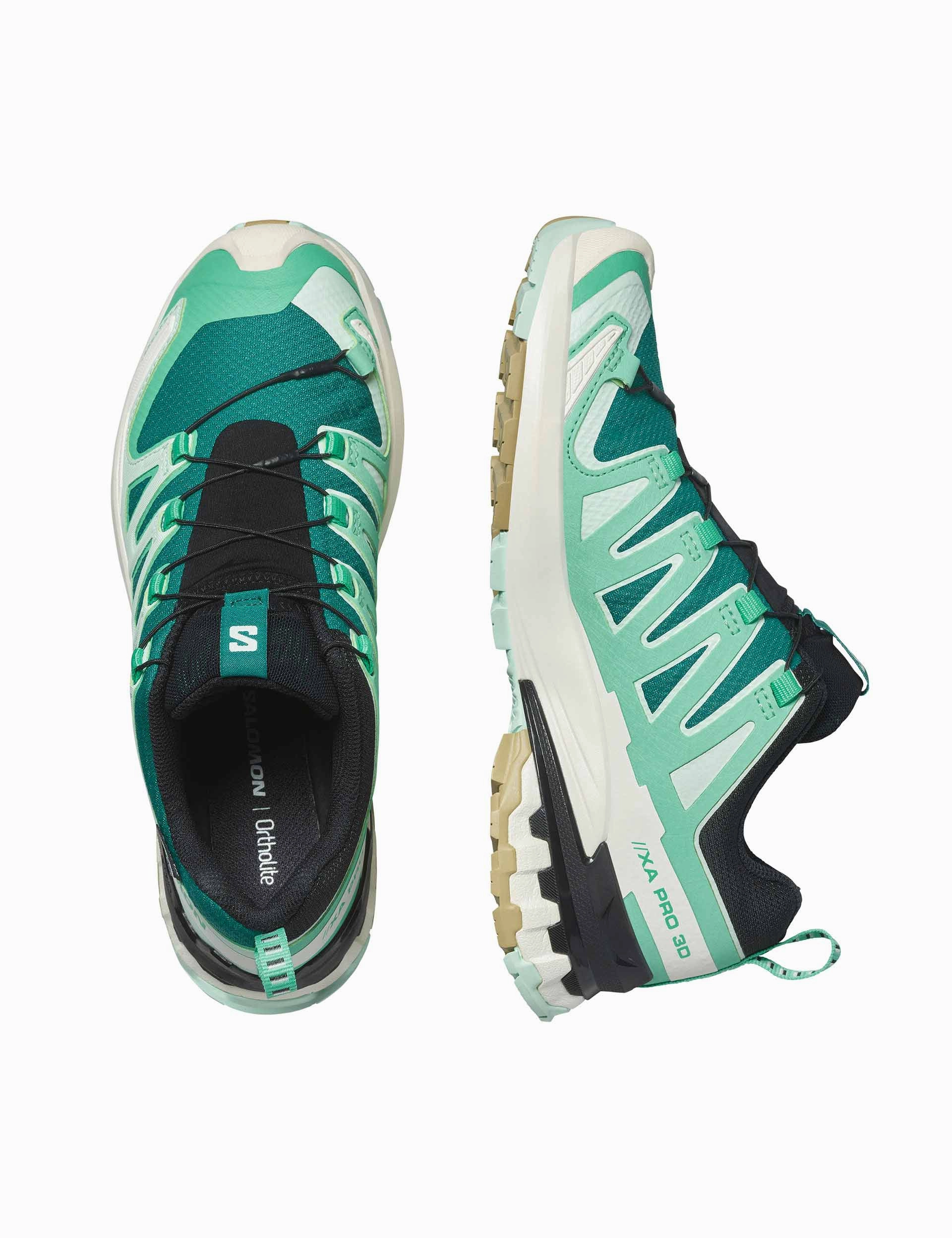 XA Pro 3D V9 Gore-Tex - Deep Lake/Electric Green/Vanilla Ice Ozark Trail Shoes