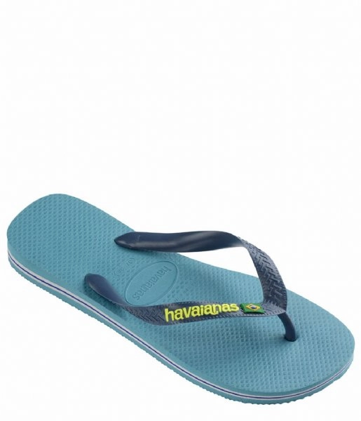 HAVAIANAS BRASIL LOGO - NAUTICAL BLUE Flip Flops Style
