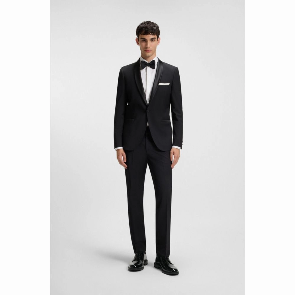 Knitted Derby Shoes Patent-leather Derby shoes with embossed logo